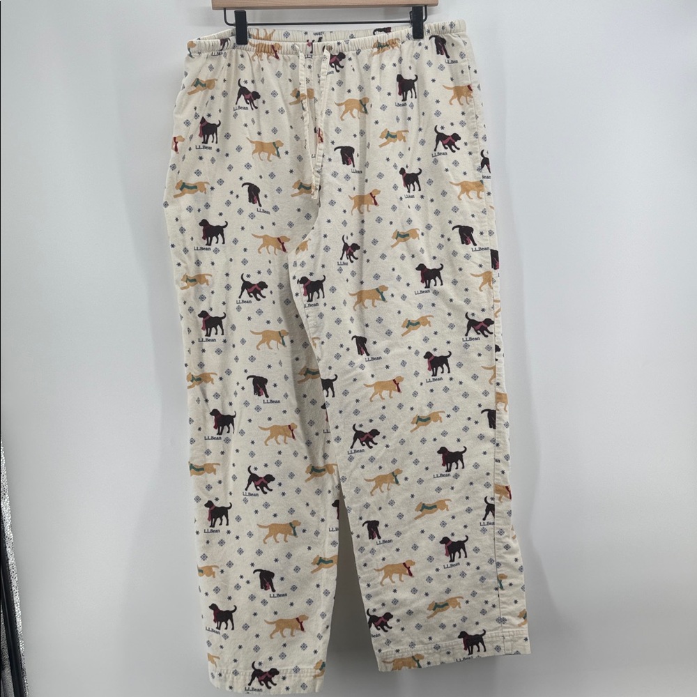 LL Bean Labrador Flannel Pajama Pants Size XL - Picture 4 of 10